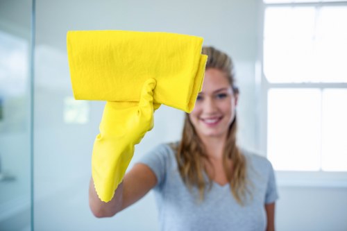 Professional carpet cleaning equipment used in a local commercial property