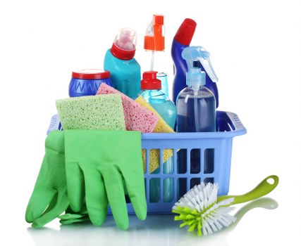 Local cleaner preparing a guest-ready apartment in Belsizepark