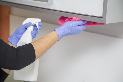 Careful floor cleaning in a Belsizepark apartment or office
